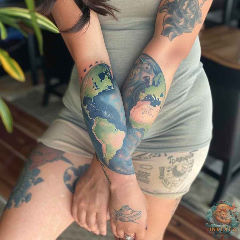 Embracing Mother Earth: The Beauty and Symbolism of Earth Tattoos: 97 ...