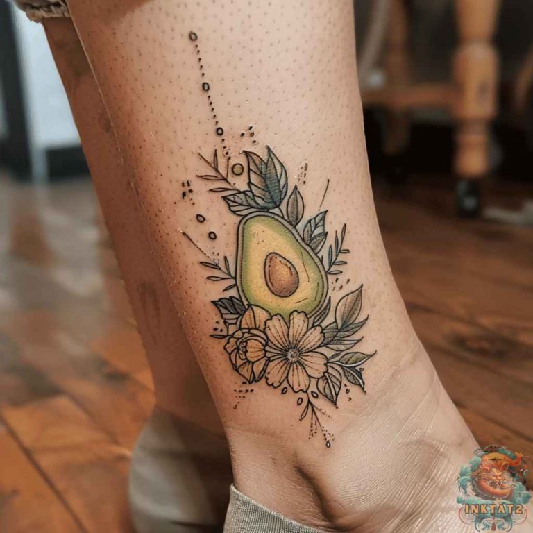 From Guac to Ink: Exploring the Rise of Avocado Tattoos: 110 Designs ...