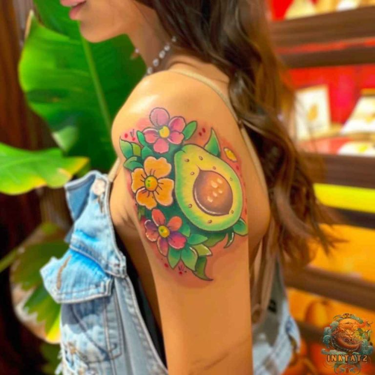 From Guac to Ink: Exploring the Rise of Avocado Tattoos: 110 Designs ...