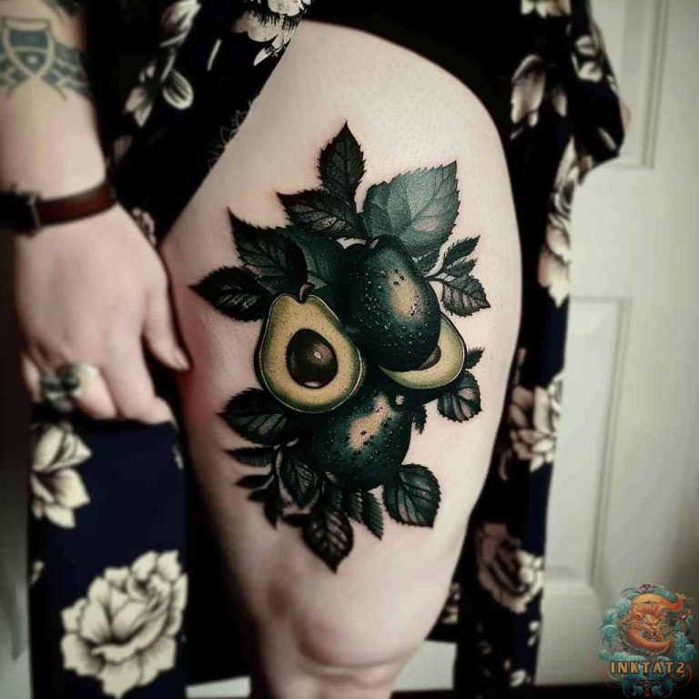 From Guac to Ink: Exploring the Rise of Avocado Tattoos: 110 Designs ...
