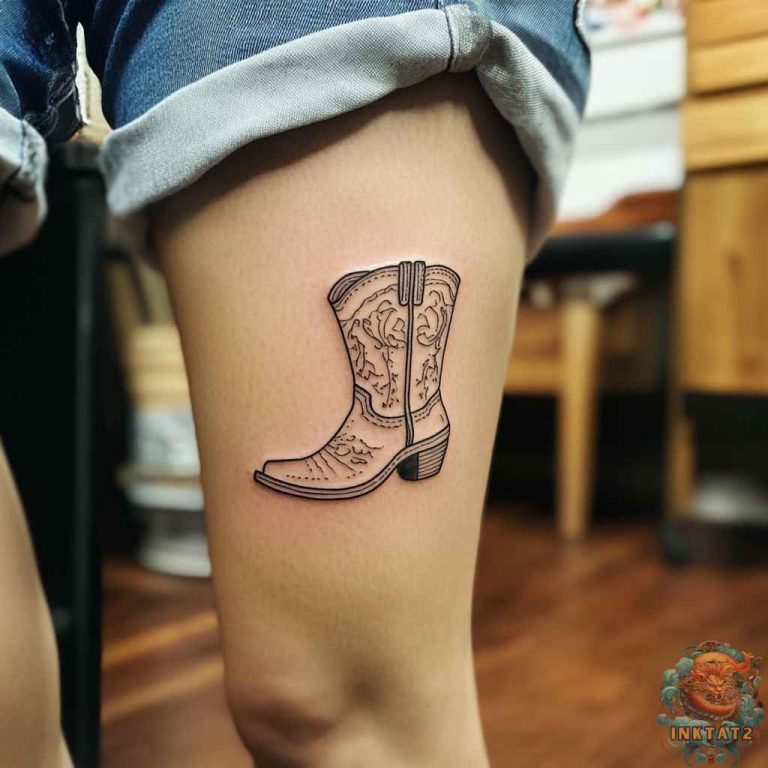 Kicking Up Some Ink: The Allure of Cowboy Boot Tattoos: 85 Designs ...