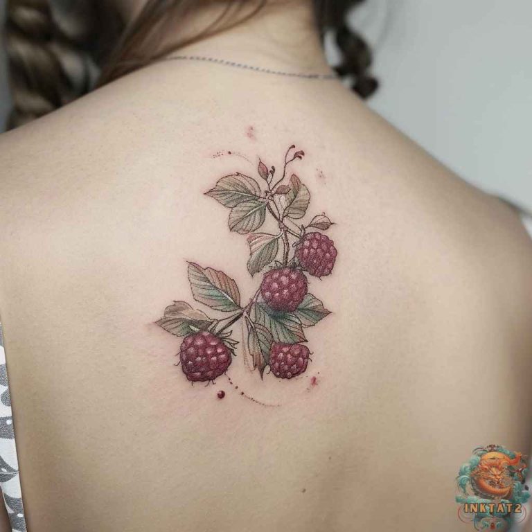 Simple Real Raspberry Tattoo Delightful Designs: Exploring the World of Raspberry Tattoos: 145 ...