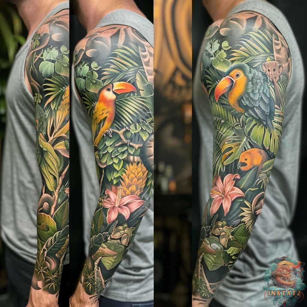 Jungle Style Tattoos Jungle Style Tattoos