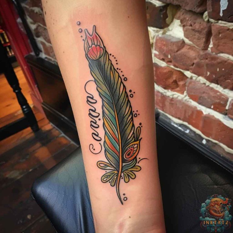 Feather Tattoos: A Symbol of Freedom, Beauty, and Meaning: 150 Designs ...